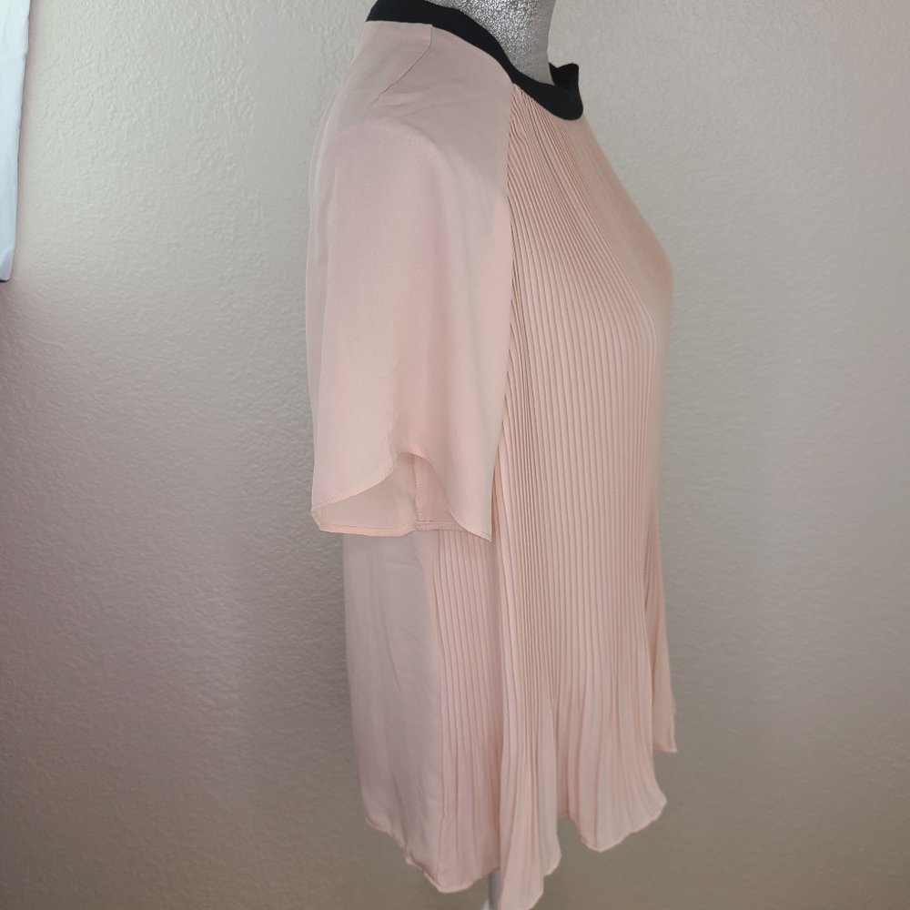 Rachel Roy Collection Romantic Pink Pleated Blouse ~ NWT!! - Picture 9 of 12